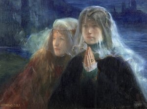 ベールをかぶった女 作： Lucien Guirand de Scevola
