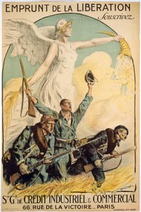 解放のローン、サブスクライブ、Sté。 グレ。 産業および商業信用、pub。 パリ、1917年頃（カラーリソ）