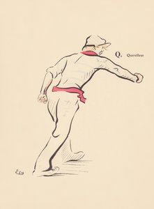 Q.喧嘩屋 作： Lucien L. (active 1904) Henreaux