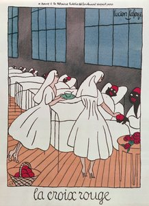 Red Cross Nurses attending to Wounded Soldiers during the 1st World War, c.1915 (colour litho)   1450645   ja       japanese Successfully Translated  Original: Vasco de Gama Translat: Vasco de Gama 1464072 ja japanese Successfully Translated Original: Mili 作： Lucien Laforge