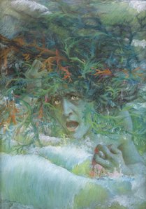 メデューサ 作： Lucien Levy Dhurmer