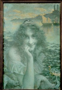 「マルグリット・モレノの魔術師キルス』 マルグリット・モレノ（1871-1948）はフランスのコメディアン。