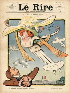 カラーで描かれた風刺的な「Le Rire」の表紙