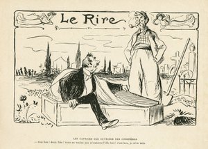 Le Rireのイラスト 作： Lucien Metivet