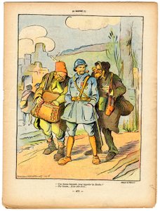 La Baionnette, カラフルな風刺