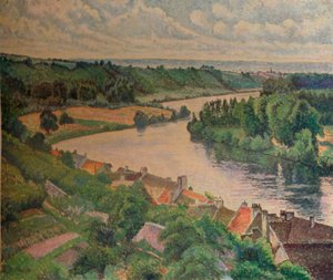 La Frette and Sartrouville、1924年。1925年 作： Lucien Pissaro