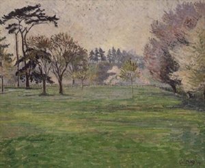 ブロッサム、サン、ミスト。チッパーフィールド 作： Lucien Pissarro