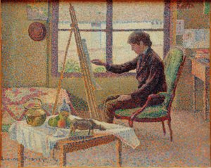 アーティストのスタジオ-兄弟の肖像 作： Lucien Pissarro