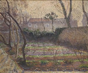 ホアー・フロスト、チズウィック、1906年 作： Lucien Pissarro