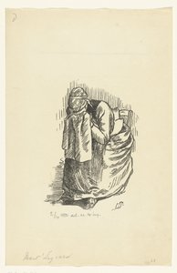 泣く女 メイトリジアード 作： Lucien Pissarro