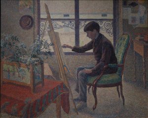 ワークショップの内部 作： Lucien Pissarro