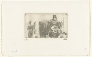 雨天時の運搬 作： Lucien Pissarro