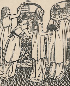 眠れる森の美女、1919 作： Lucien Pissarro