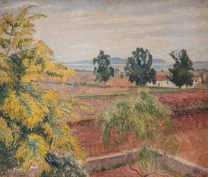 Mimosa Lavendou, 1923. 作： Lucien Pissarro