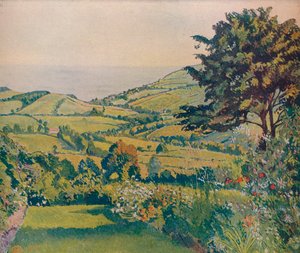 シービュー、フィッシュポンド、1915年、c1932 作： Lucien Pissarro