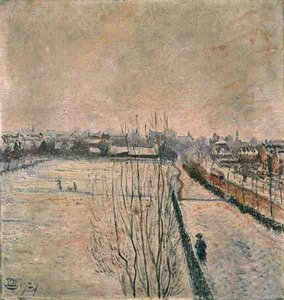 Stamford Brook, London 作： Lucien Pissarro