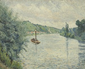 ザ・バージ 作： Lucien Pissarro