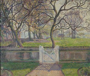 The Garden Gate, Epping, 1894年 作： Lucien Pissarro