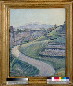 新しい道、コティニャック 作： Lucien Pissarro