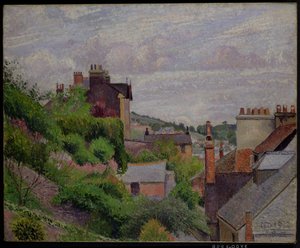 ダートマスの屋根 作： Lucien Pissarro