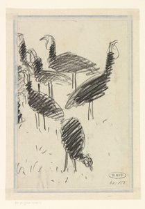 六羽 作： Lucien Pissarro
