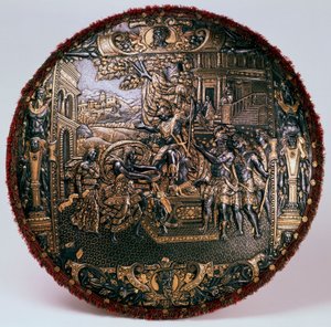 「パレードシールド」、c1580。 作： Lucio Piccinino