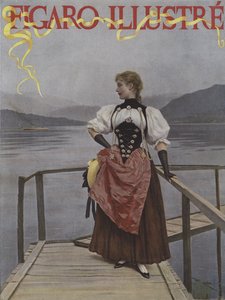 スイス（スイス）。ルフィガロイラストの表紙、1893年7月 作： Lucius Rossi