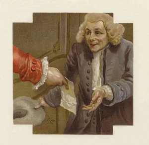 The School for Scandal（chromolitho）のイラスト