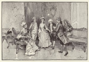 The School for Scandal（chromolitho）のイラスト 作： Lucius Rossi
