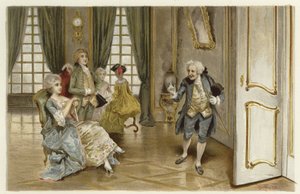 The School for Scandal（chromolitho）のイラスト