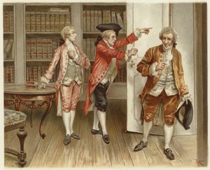 The School for Scandal（chromolitho）のイラスト 作： Lucius Rossi