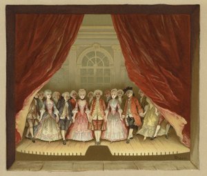 The School for Scandal（chromolitho）のイラスト 作： Lucius Rossi