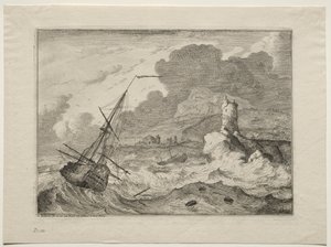 海の嵐 作： Ludolf Backhuysen
