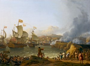 ヴィゴ湾の戦い 作： Ludolf Bakhuizen