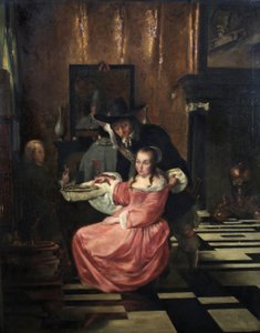 数字でオランダのインテリア 作： Ludolf de Jongh