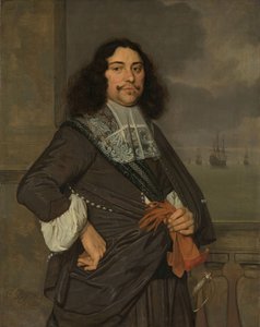 ヤン・ファン・ネス (1631-80)、オランダと西フリースラントの副提督 作： Ludolf de Jongh