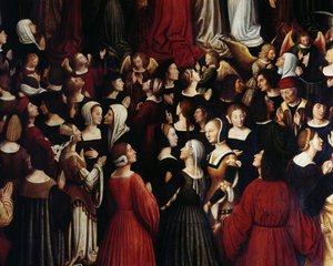 天国や万聖節の祭壇画 作： Ludovico Brea