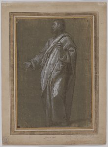 立っている男性の姿、c。 161013。 作： Ludovico Cardi Cigoli