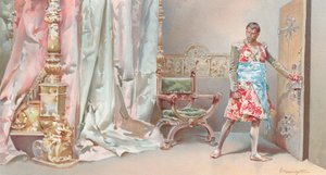 シェイクスピアのオセロ（クロモリト）のイラスト 作： Ludovico Marchetti