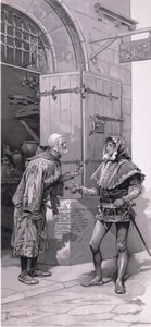 ジョン私はそれを送ることができませんでした。こちらが再びです。ロミオとジュリエットのイラスト、 作： Ludovico Marchetti