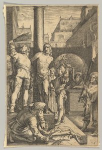 キリストの受難』の「鞭打ち」、1623年頃。 作： Ludovicus Siceram