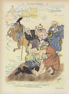 議会の柔術。ル・リールのイラスト 作： Ludwig Braun