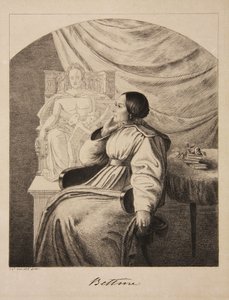 詩人ハインリッヒハイネの肖像1797-1856、1827