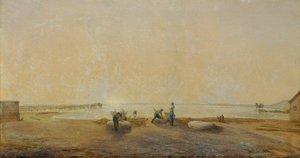 ノイジードル湖の風景 作： Ludwig Ferdinand Schnorr von Carolsfeld