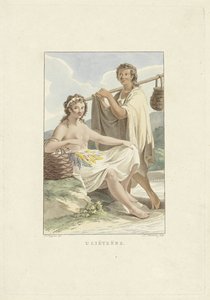 ウリエテア島 (ライアテア島) の住民 Ulietans (オブジェクトのタイトル) 作： Ludwig Gottlieb Portman