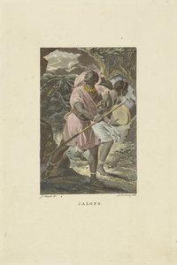 西アフリカの住民 Jalofs (オブジェクトのタイトル) 作： Ludwig Gottlieb Portman