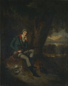 ハンティングドレスのカウントニキータペトロヴィッチパニン1770-1837の肖像 作： Ludwig Guttenbrunn