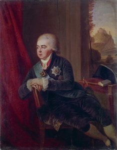 副首相アレクサンドルクラキン王子の肖像1752-1818、1801 作： Ludwig Guttenbrunn