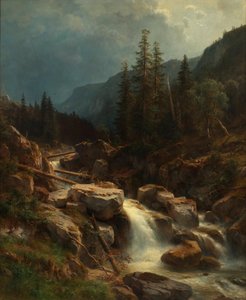 雷雨の山 作： Ludwig Halauska