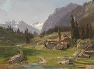のどかな山の風景